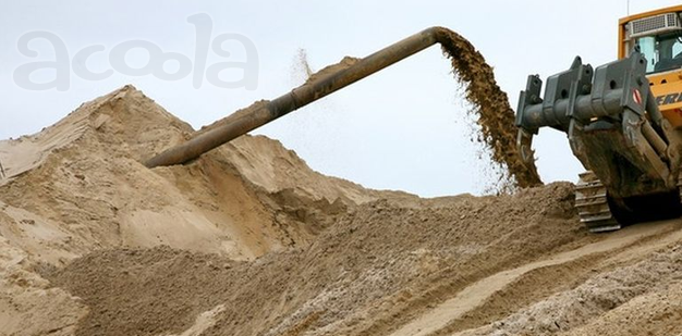Песок карьерный, намывной, крупнозернистый от производителя с карьера.